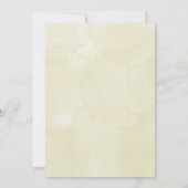 Baptism invitation card featuring a floral cross 招待状 (裏面)