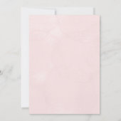 Baptism invitation with floral design 招待状 (裏面)