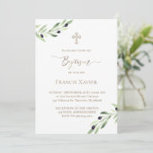 Baptism olive branch  招待状 (スタンド正面)