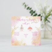 Baptism or Communion invitation  招待状 (スタンド正面)