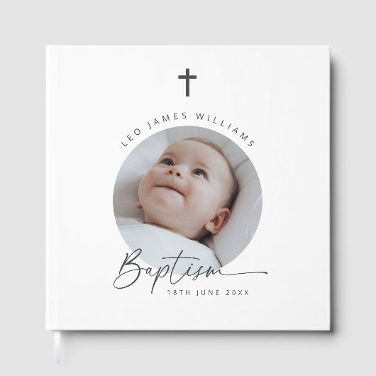 Baptism Round Photo  ゲストブック (正面)