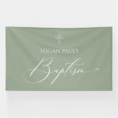 Baptism Sage banner backdrop 横断幕 (横)