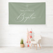 Baptism Sage banner backdrop 横断幕 (インサイチュ)
