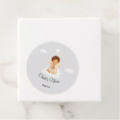Baptism Sticker for Boy with Angel | Personalized フェイバータグ (インサイチュ)