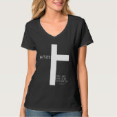 Baptism tee Eph 45 1 LORD 1 FAITH 1 BAPTISM Tシャツ (正面)