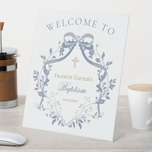 baptism welcome 台座サイン (インサイチュ)