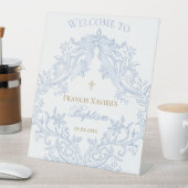 Baptism welcome sign 台座サイン (インサイチュ)