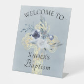 Baptism welcome sign 台座サイン (正面)