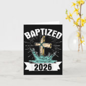 Baptized 2026  カード (黄色い花)