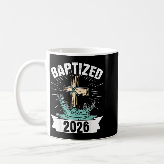 Baptized 2026  コーヒーマグカップ (左)