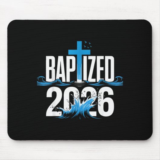 Baptized 2026  マウスパッド (正面)