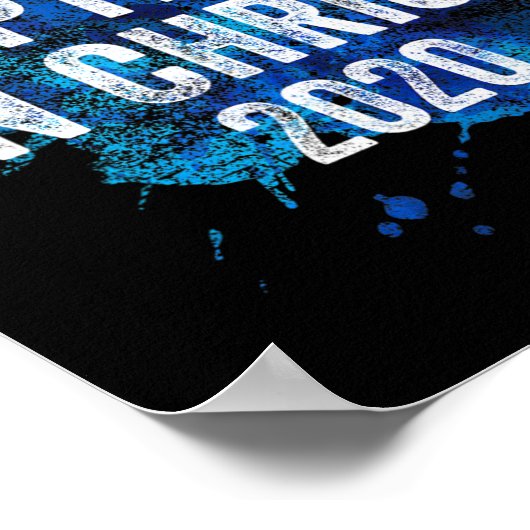 Baptized in Christ 2020 Baptism Church Christian C ポスター (角)