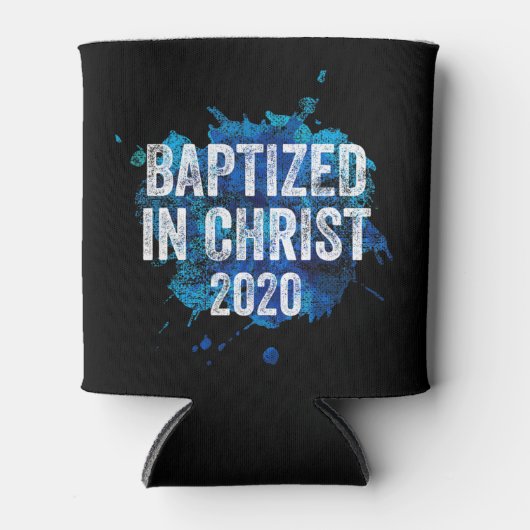 Baptized in Christ 2020 Baptism Church Christian C 缶クーラー (正面)