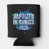 Baptized in Christ 2020 Baptism Church Christian C 缶クーラー (裏面)
