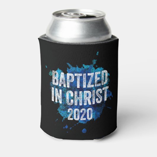 Baptized in Christ 2020 Baptism Church Christian C 缶クーラー (缶裏面)
