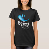 Baptized in Christ 2023 RCIA Catholic Baptism of t Tシャツ (正面)