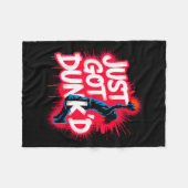 Baptized Jesus Just Got Dunked Baptism フリースブランケット (正面(横))