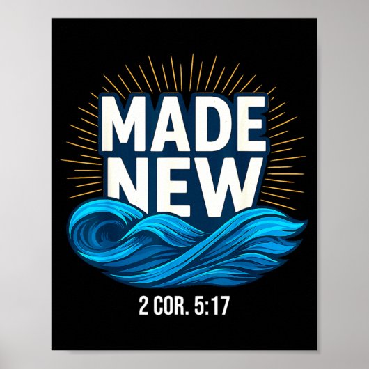 Baptized Made New Baptism  ポスター (正面)