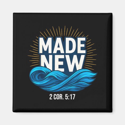 Baptized Made New Baptism  マグネット (正面)