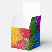 Bar Bat Mitzvah Elegant Colors Classic フェイバーボックス (オープン)