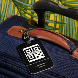 Bar Code, Logo, Name Luggage Tags ラゲッジタグ