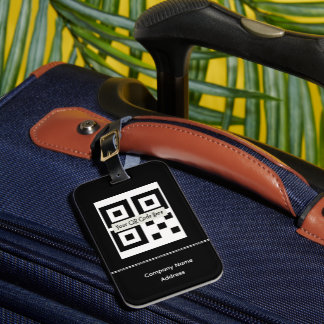 Bar Code, Logo, Name Luggage Tags ラゲッジタグ