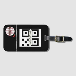 Bar Code, Logo, Name Luggage Tags ラゲッジタグ