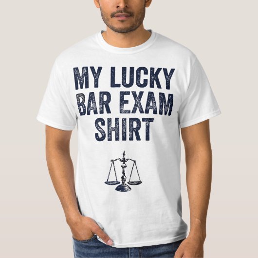 Bar Exam Funny Law School Graduation Gifts For Him Tシャツ (正面)