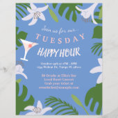 Bar Happy Hour Flyer (正面)