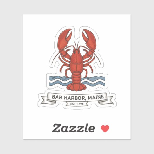 Bar Harbor, Maine シール (シート)