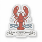 Bar Harbor, Maine シール (正面)