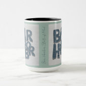 Bar Harbor Maine Denim Mug マグカップ (中央)