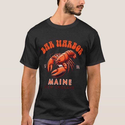 Bar Harbor Maine New England Travel Funny Bar Harb Tシャツ (正面)