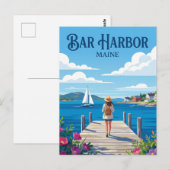Bar Harbor USA ポストカード (正面/裏面)