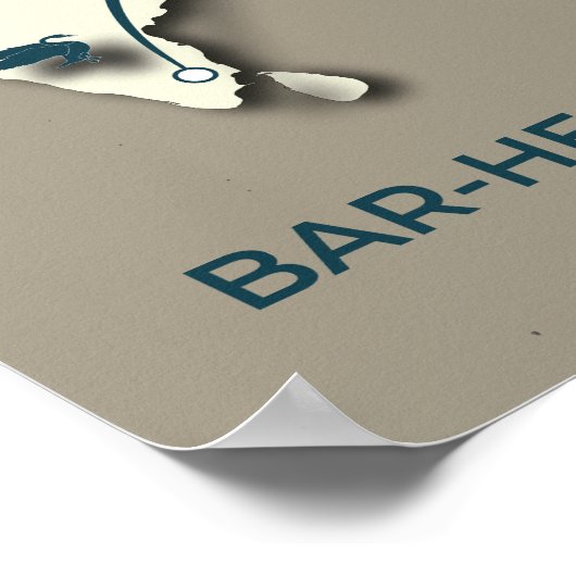 Bar-headed Goose Migration Map – Minimalist ポスター (角)