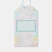 Bär mit Ball, blau ギフトタグ (裏面)