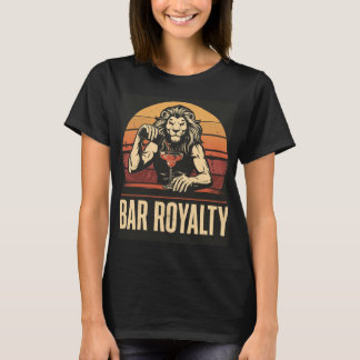 Bar Royalty Lioness Bartender Shirt Tシャツ