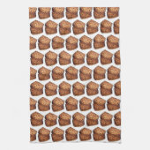 Bara Brith WelshスペックルブレッドフルーツローフUKフード キッチンタオル (縦)