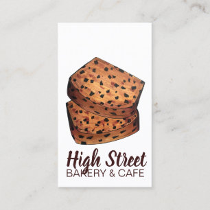 Bara Brith WelshスペックルブレッドフルーツローフUKフード 名刺