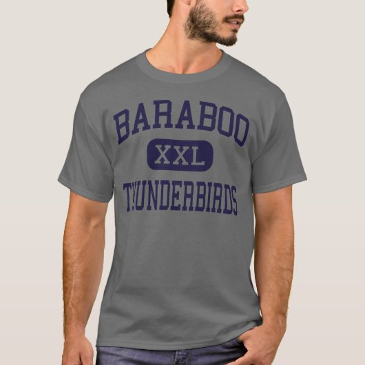 Baraboo -雷鳥-高Barabooウィスコンシン Tシャツ (正面)