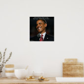 Barack Obama & Humor Quote Poster ポスター (キッチン)