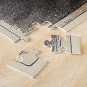 Barack Obama in front of American Flag and Capitol ジグソーパズル (側面)