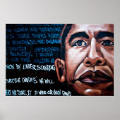 Barack Obama Mural & Speech, Brooklyn, New York ポスター (正面)