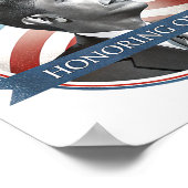 Barack Obama Tribute Art Hope Lives On T-shirt.png ポスター (角)