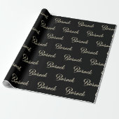 Barack Vorname Name edles Geschenkpapier Papier ラッピングペーパー (アンロールド)