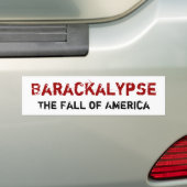 Barackalypse バンパーステッカー (車上)