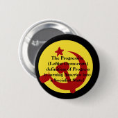 BarackObamaschangeの進歩論者(左翼De… 缶バッジ (正面&裏面)