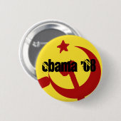BarackObamaschange、オバマ「08 缶バッジ (正面&裏面)
