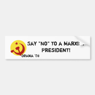 BarackObamaschange、オバマ「08 Maに、"はいいえ"…言いません バンパーステッカー
