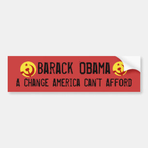 BarackObamaschange、BarackObamaschange、バラク… バンパーステッカー
